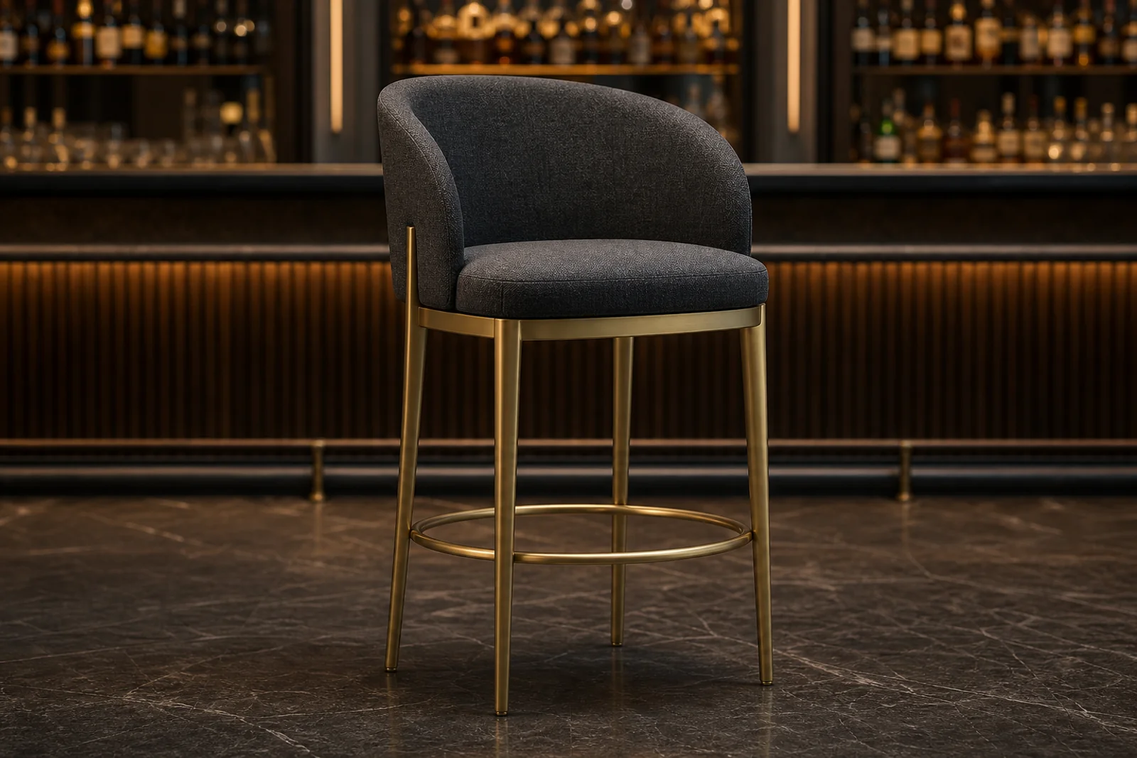 Brass Bar Stool