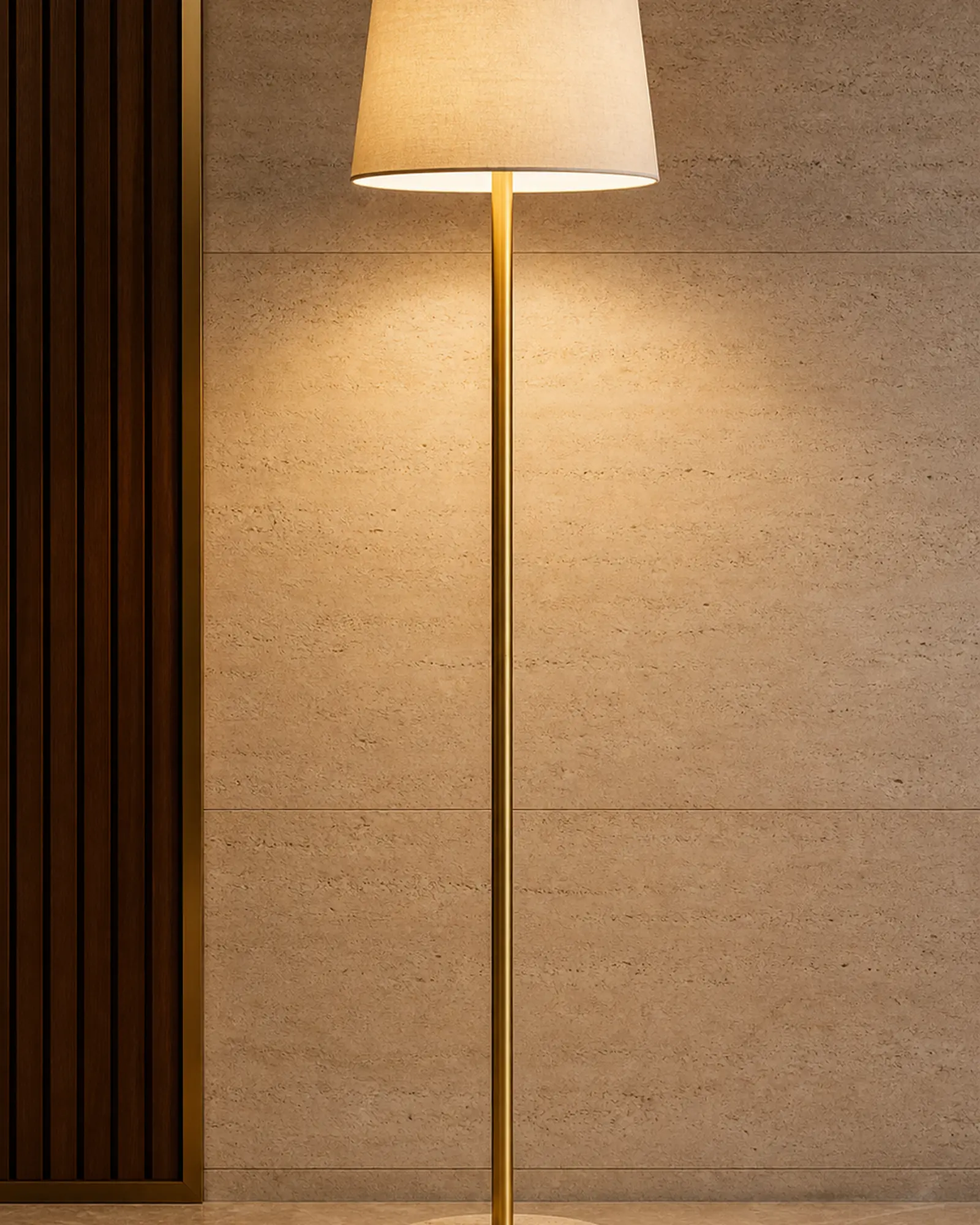 Floor Lamp profile and construction view