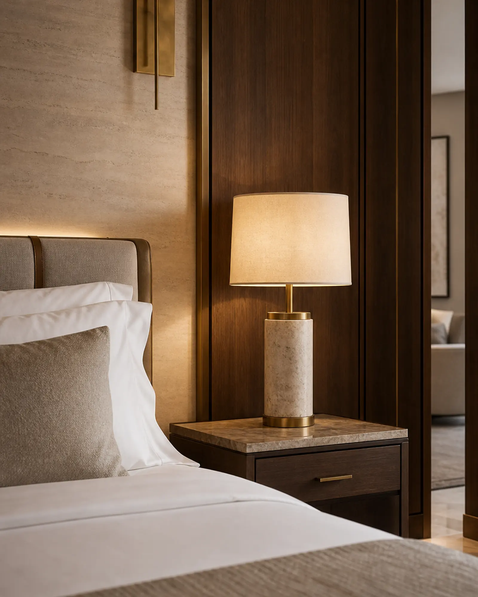 Table Lamp shown in a hospitality interior