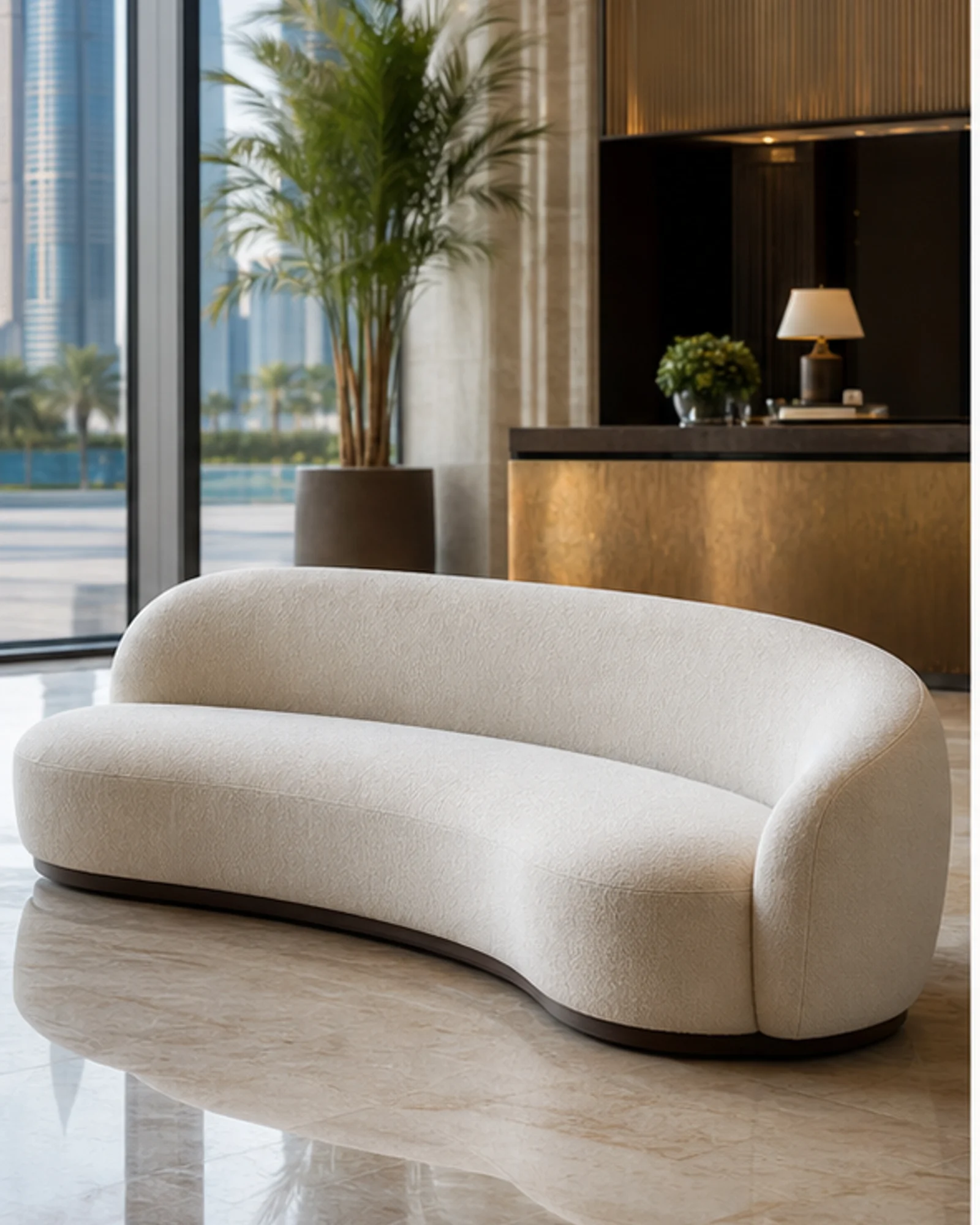 Curved Lobby Sofa