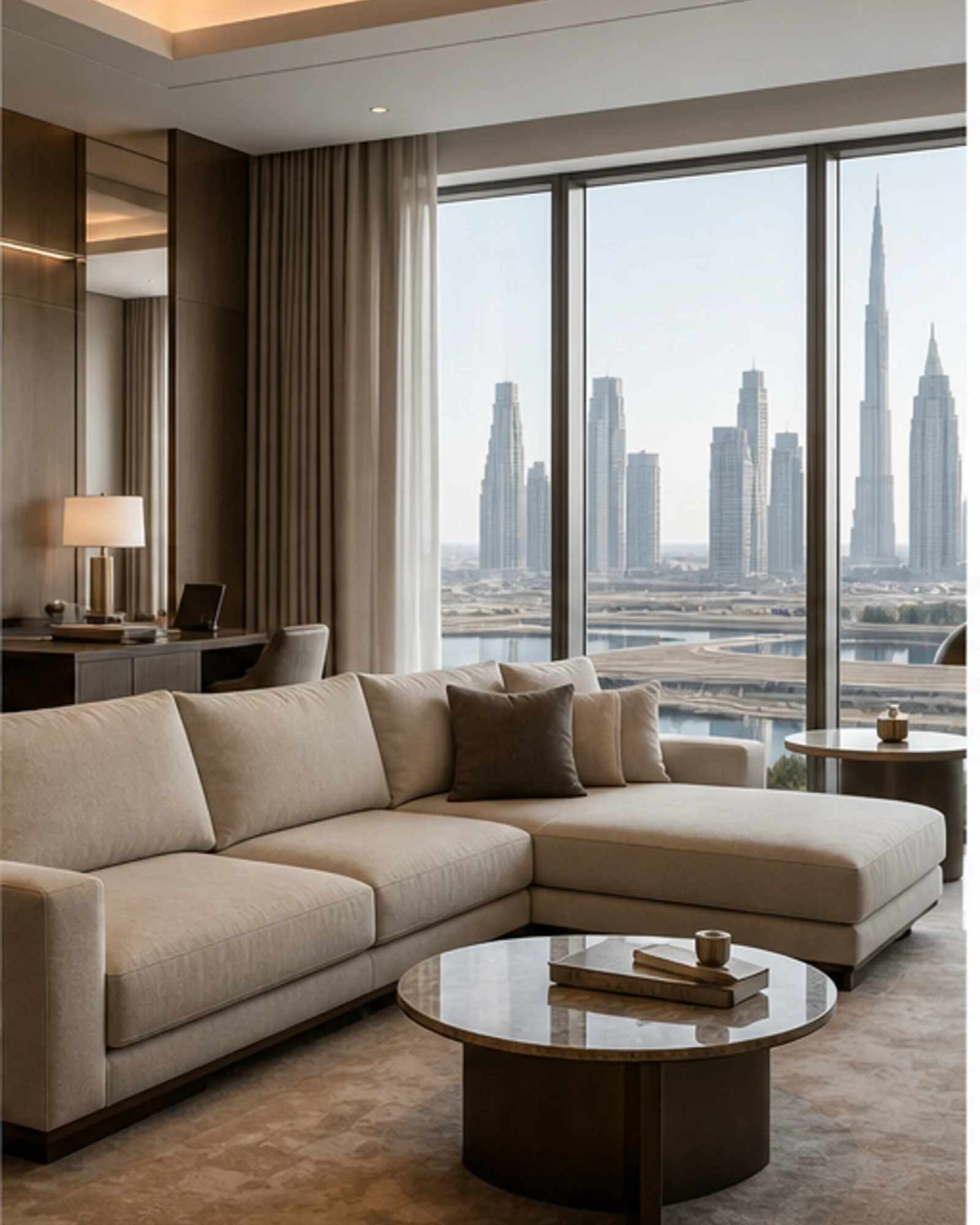 Modular Suite Sectional shown in a hospitality interior