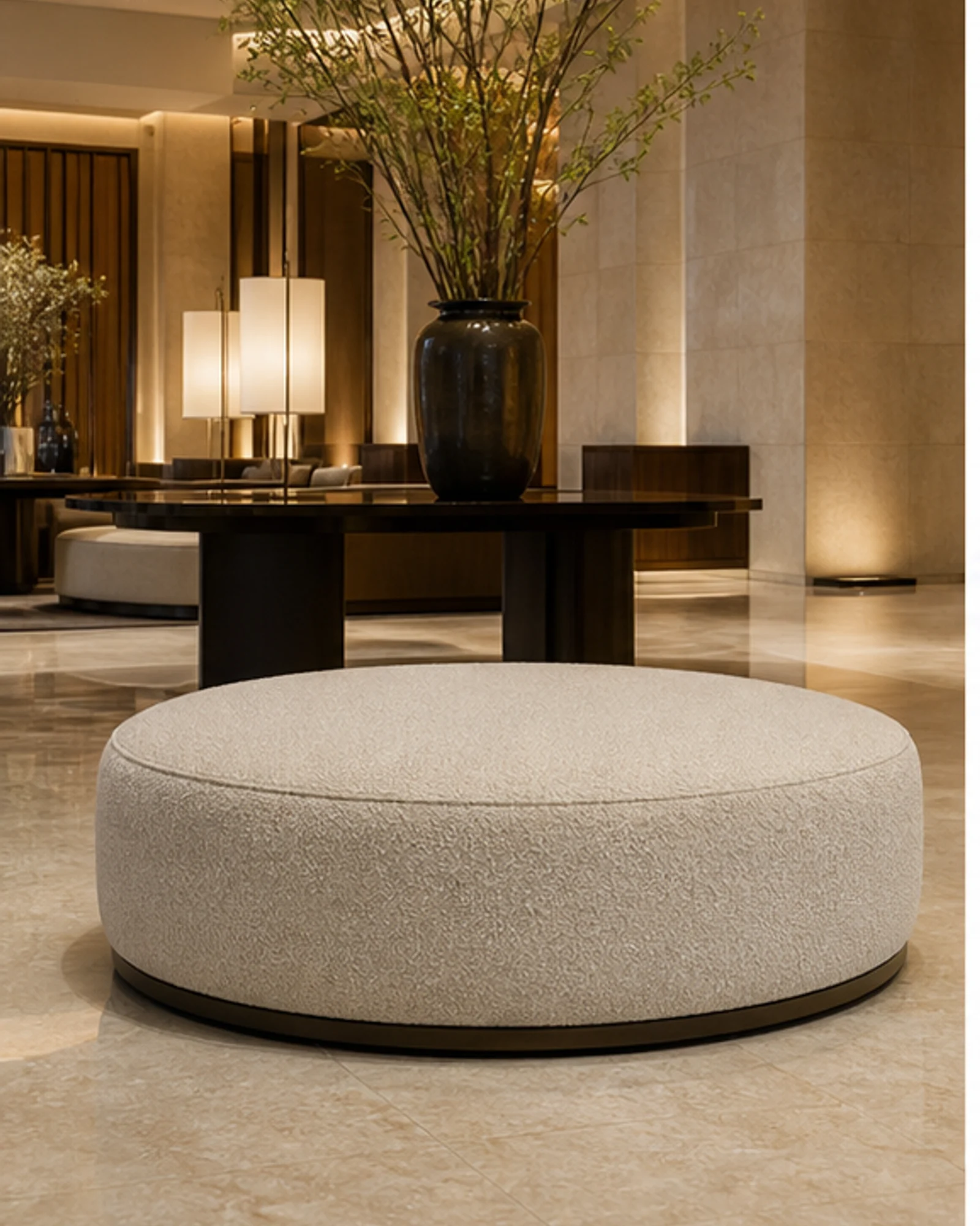 Tailored Lounge Ottoman