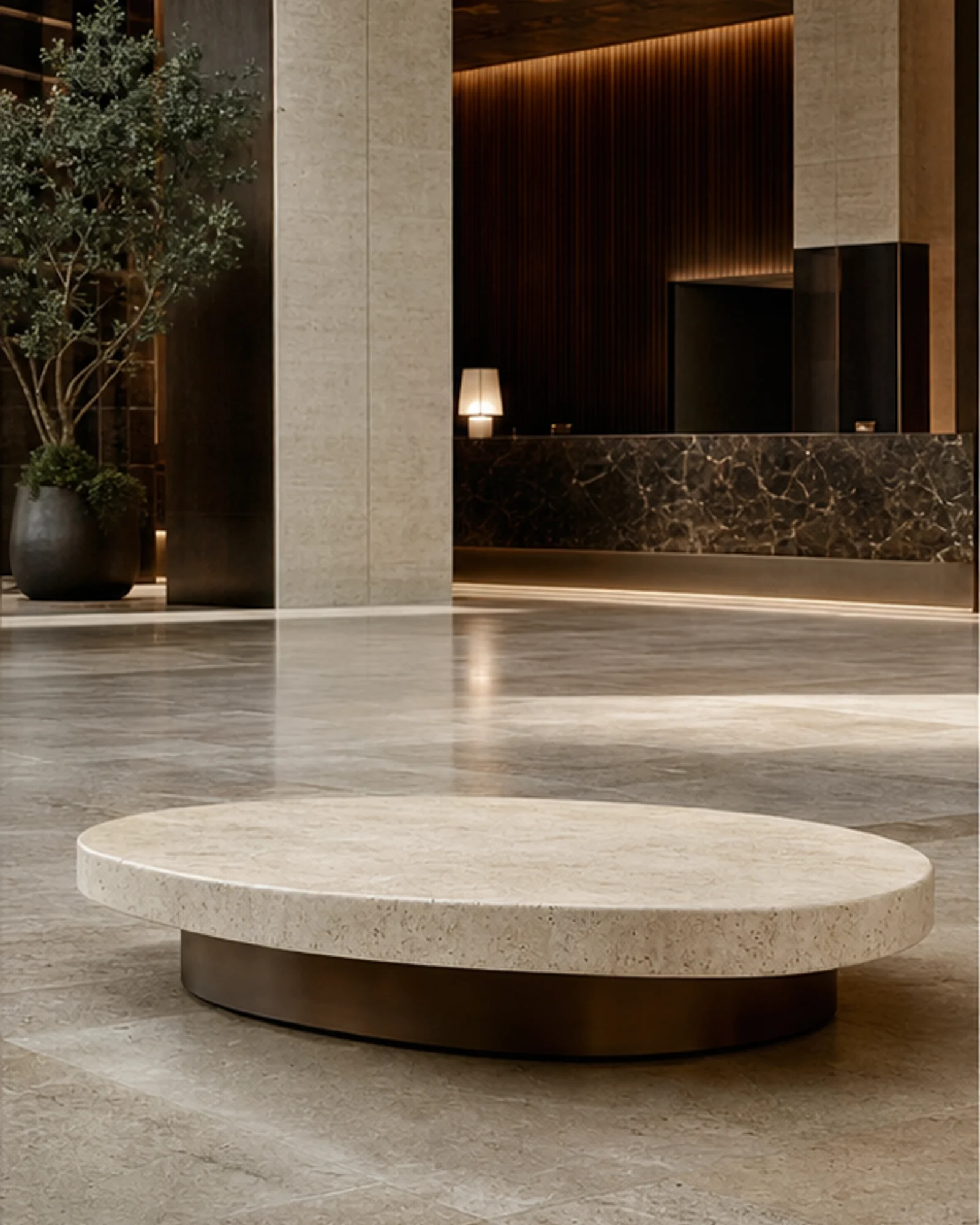 Travertine Coffee Table