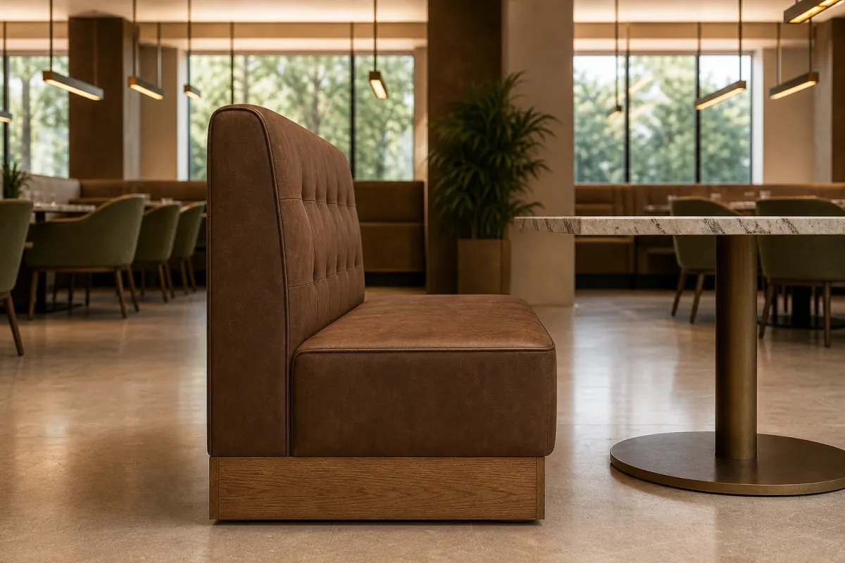 Banquette Module Chair profile and construction view