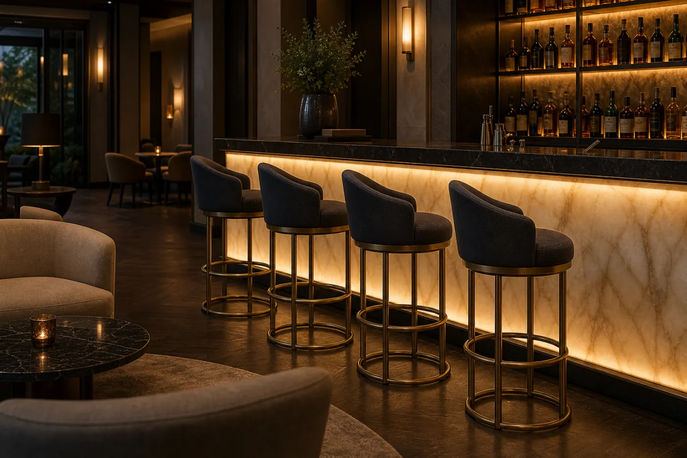 Bar / Counter Stool shown in a hospitality interior